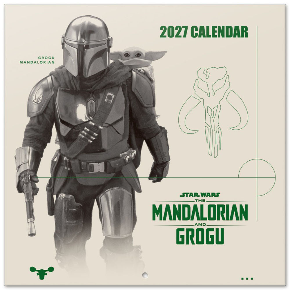 STAR WARS - THE MANDALORIAN AND GROGU 2027 Calendar / 壁掛け